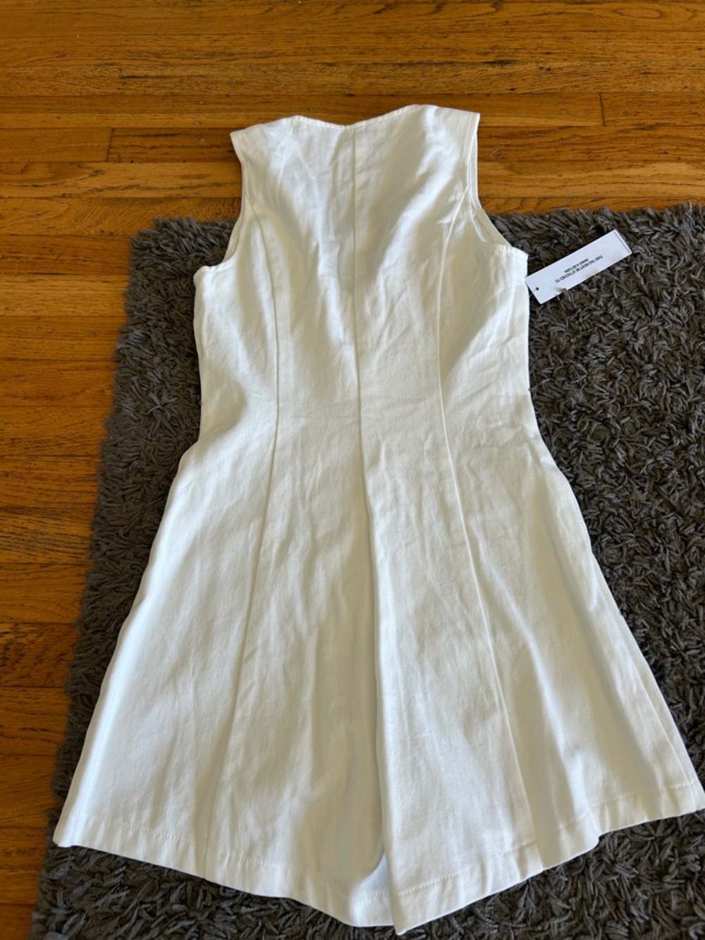 NWOT Princess Polly Damico Romper White Button-Front Size 0 - Picture 11 of 16